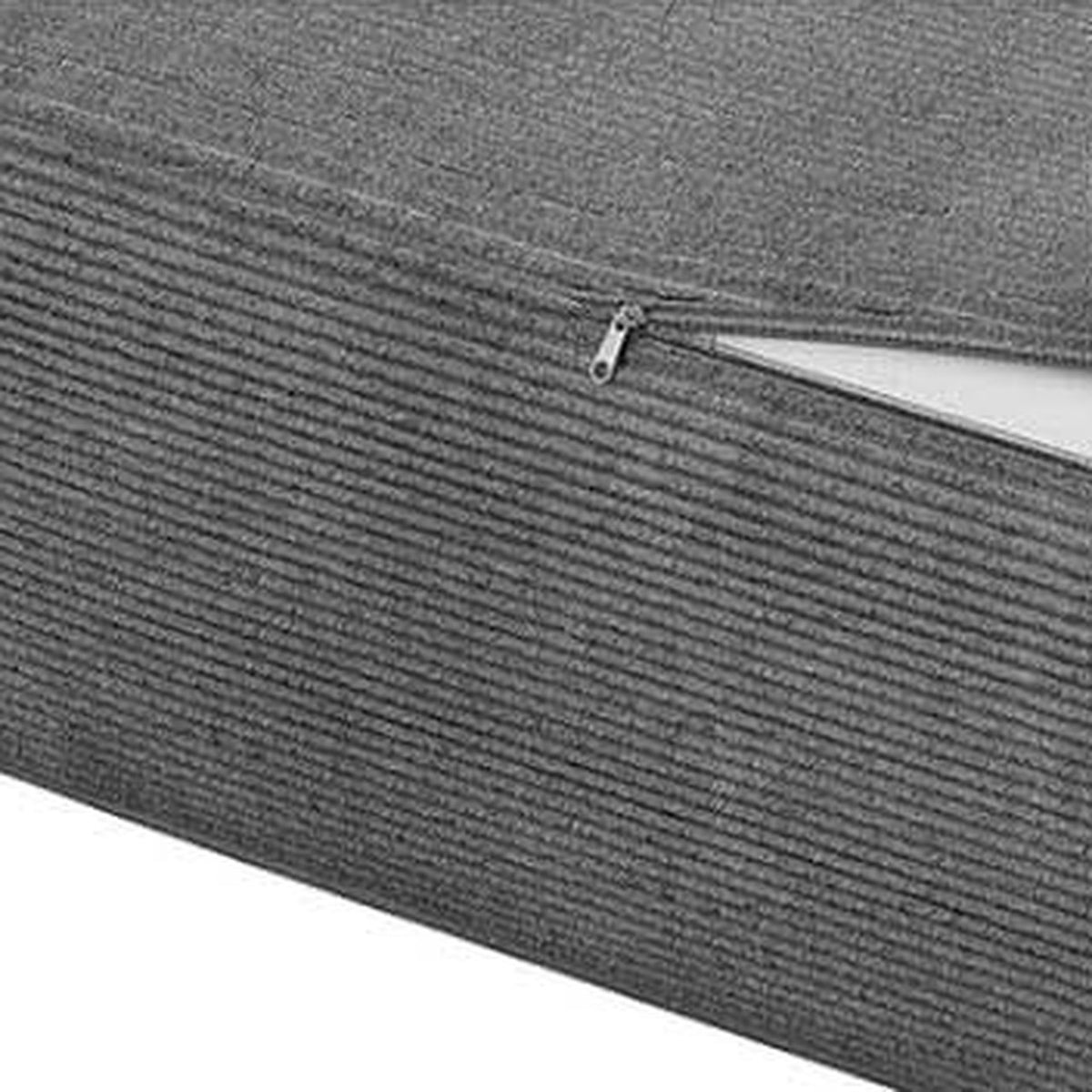 Détail de la fermeture de la housse de Hamac, Gris anthracite