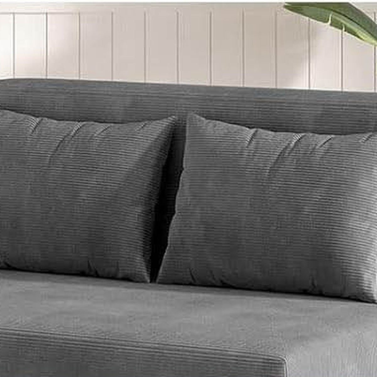 Détail des deux coussins de dos de Hamac, Gris anthracite