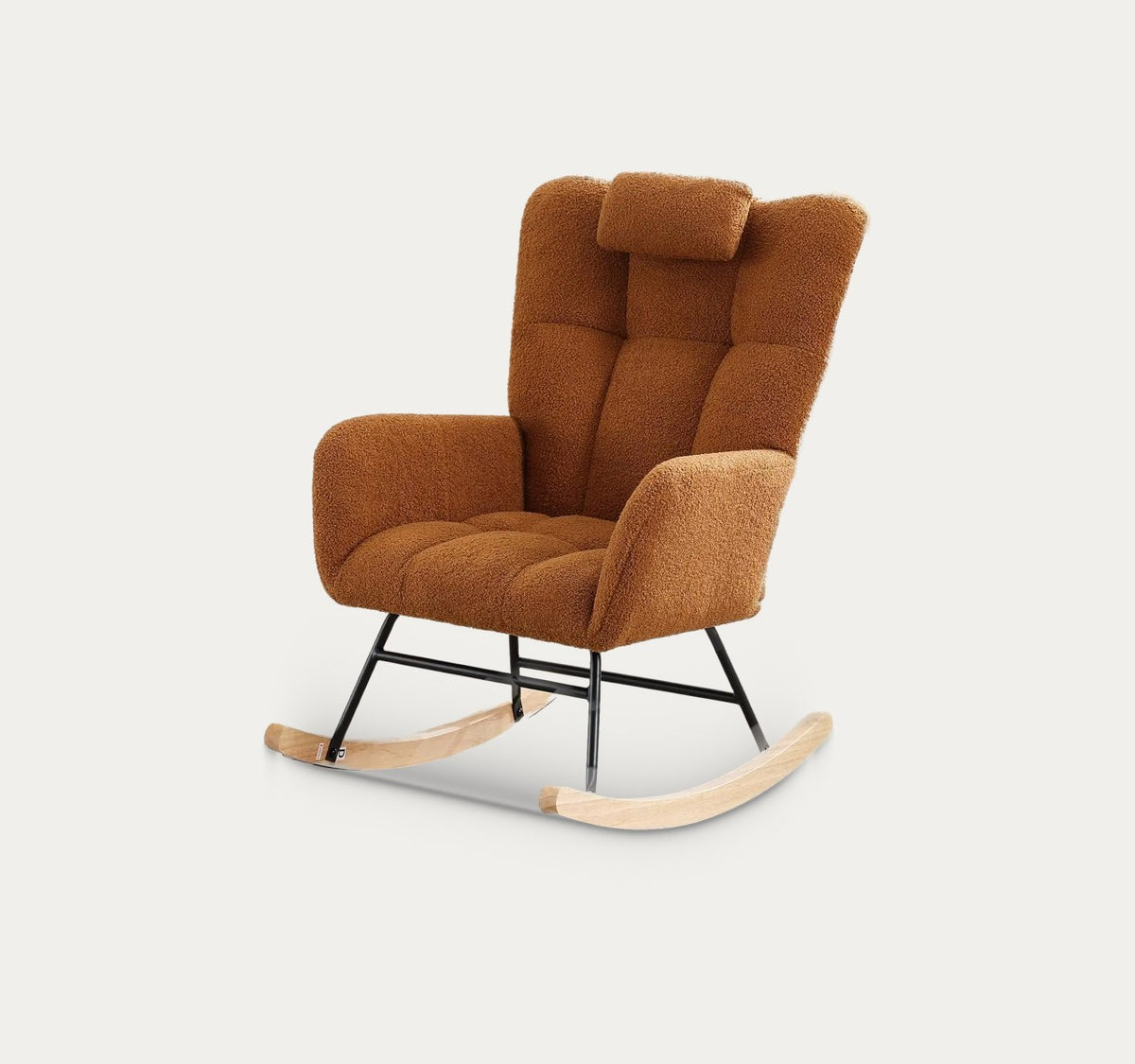 Valse en Caramel beurre salé, fauteuil à bascule, sur fond clair