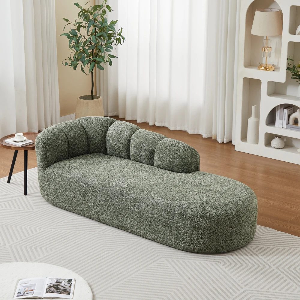 Ondine en chenille Vert roseau