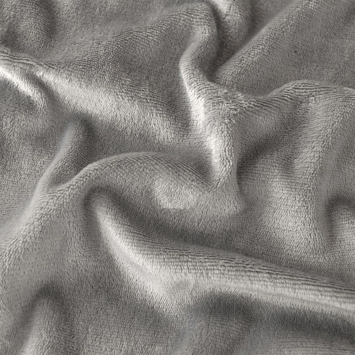 Détail de la flanelle grise de Céleste